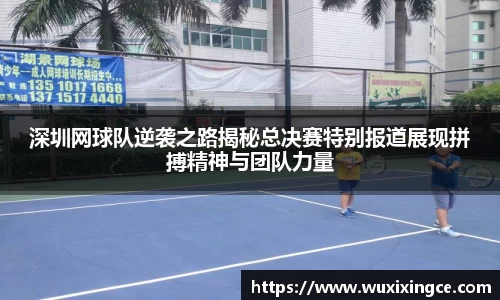 深圳网球队逆袭之路揭秘总决赛特别报道展现拼搏精神与团队力量